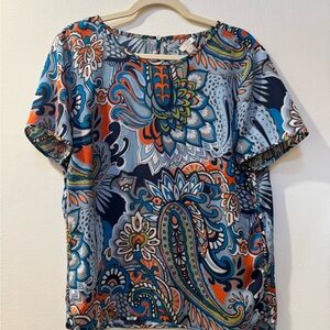 J.Crew Factory Paisley Women's Top